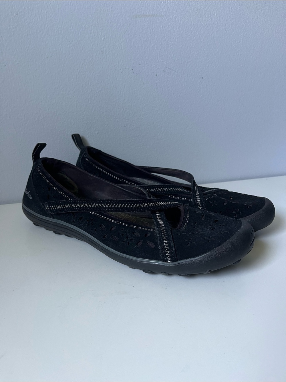 Skechers Mary Jane Slip-On Strap Sneaker Ballet Flats